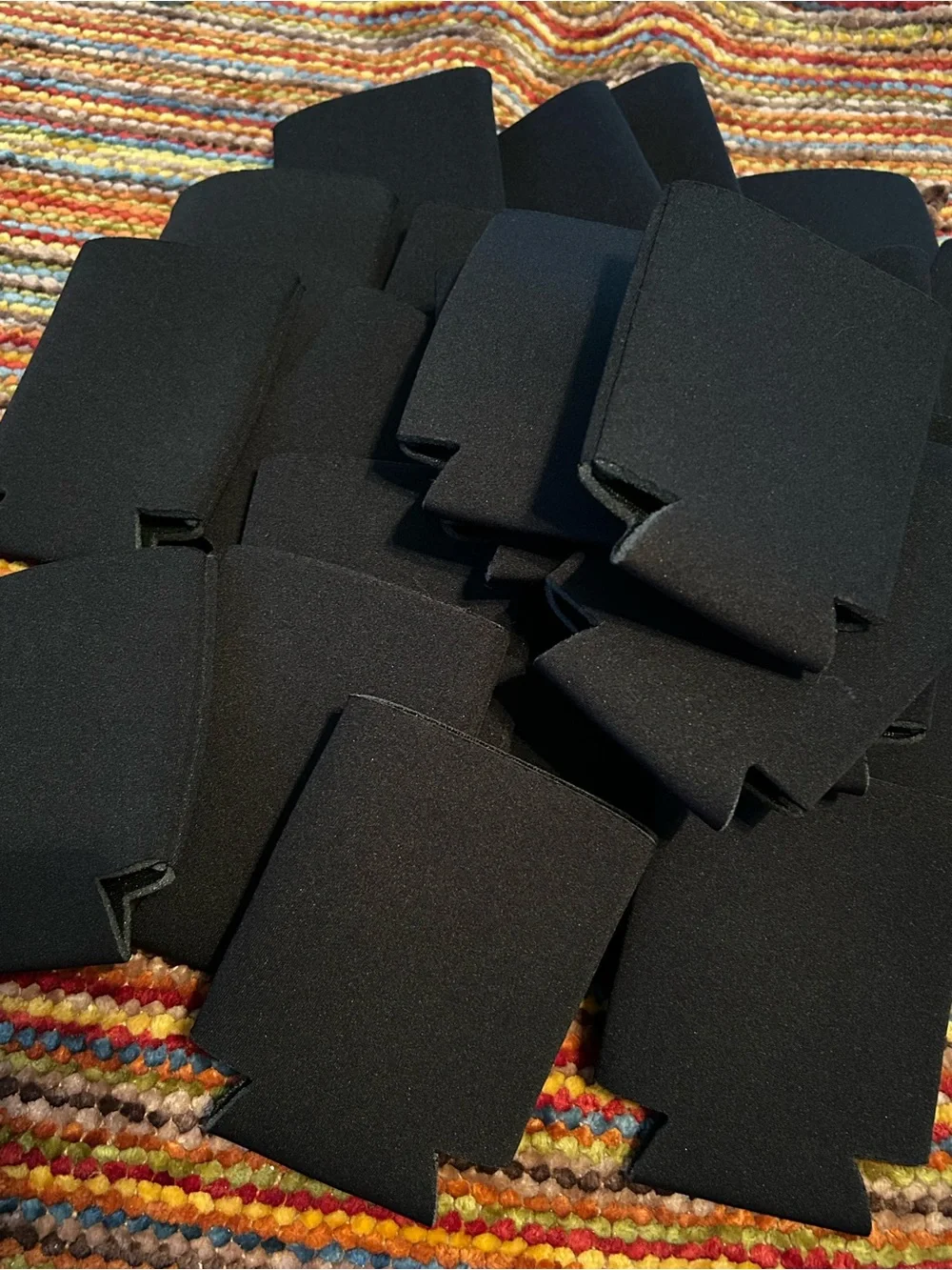 Amazon Black  Can Cooler Koozies - Pack of 25 New